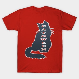 Catoween t shirt design T-Shirt